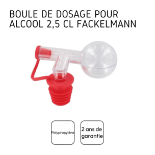 Lot de 4 bouchons doseurs boules 2,5 cl Fackelmann