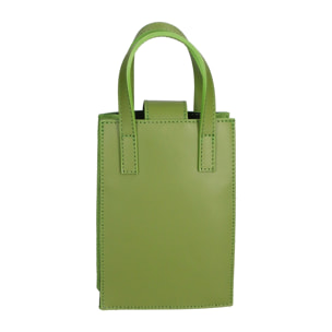 Borsa a mano da donna - Modello Giusi - Vera pelle - 19.0 x 13.0 x 5.0 cm