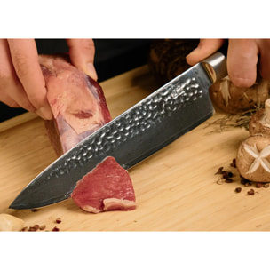 Set complet de couteaux (12 pièces) - Collection Pakka Damas