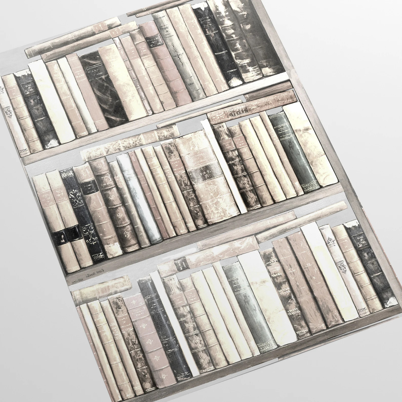 Carta da Parati Libri Bianchi