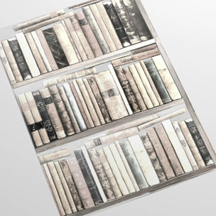 Carta da Parati Libri Bianchi