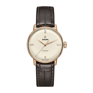 Reloj Rado R22865765 Mujer Analogico Automatico con Correa de Cuero