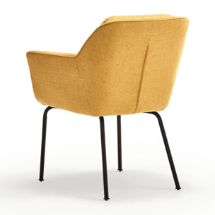 Silla Sadira mostaza 2P/Caja