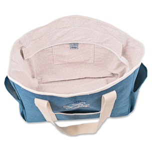 Bolso De Playa Lois Pfeiffer Azul Vaquero