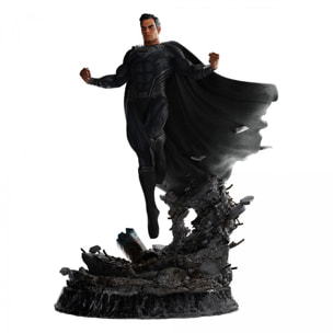 Zack Snyder's Justice League Statua 1/4 Superman Black Suit 65 Cm Weta Workshop