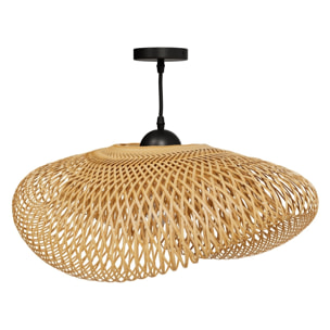 Suspension Anya en bambou naturel D60 cm