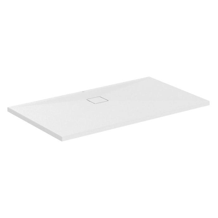 Receveur de douche antidérapant Ultra Flat Evo recoupable avec bonde longueur 140 x 80