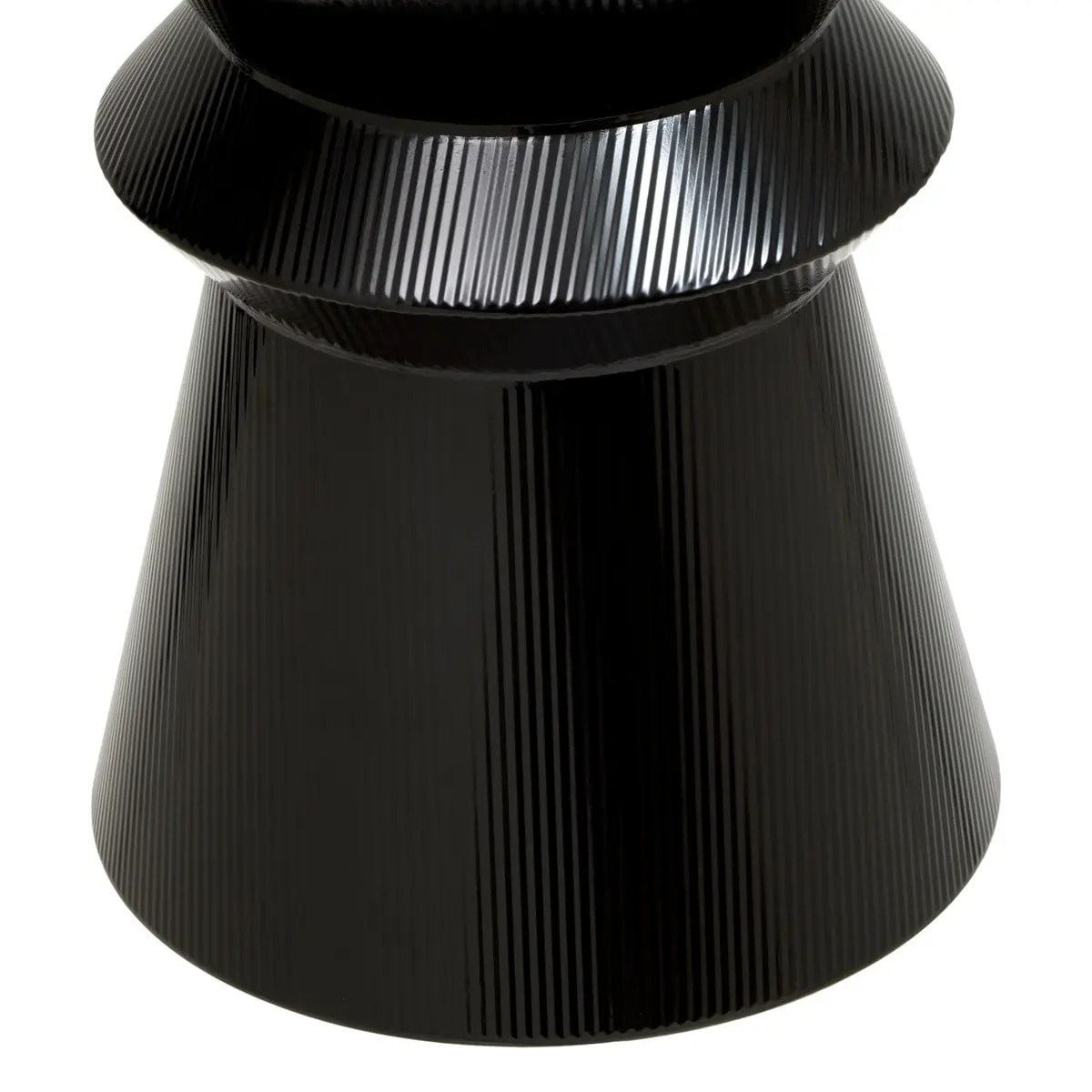 Table d'appoint Maya ronde D.35,5cm noir