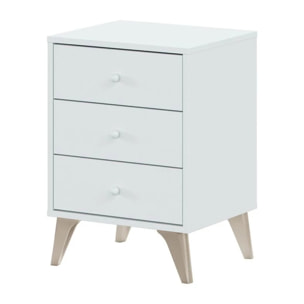 Mesita de noche Sweet Blanco Artik (Blanco Mate)