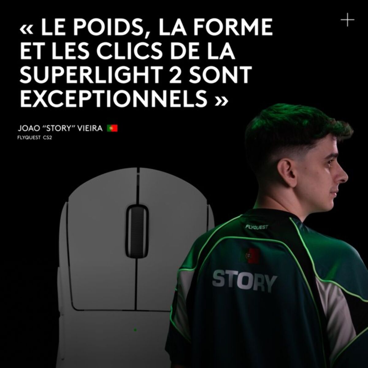 Souris Gamer Sans Fil LOGITECH G PRO X SUPERLIGHT 2 LIGHTSPEED Blanc