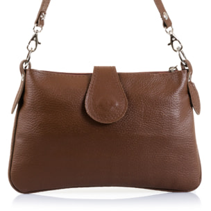 Allerona Bolso de mano Mujer.Piel auténtica Dollaro