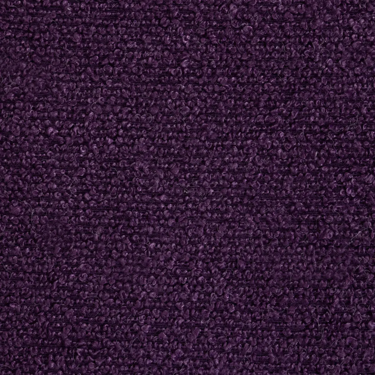 Pouf Sevi bouclette violet 41x35cm