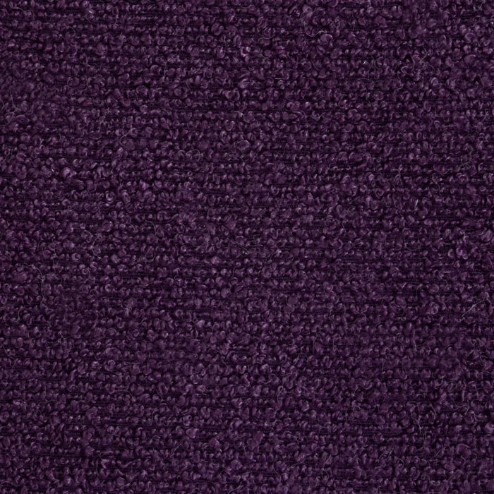 Pouf Sevi bouclette violet 41x35cm