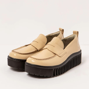 Zapatos 1530 NAPPA SHINNY CHAMPAGNE/BRIGHTON color Champagne