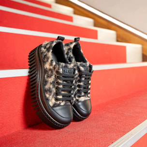 Zapatos 1518S FANTASY LEOPARD-BLACK/BRIGHTON color Leopard-black