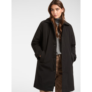 Elena Mirò - Piumino lungo con cintura - Nero