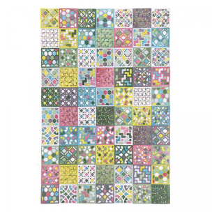 Tapis peau de vache kilm fait à la main DATA