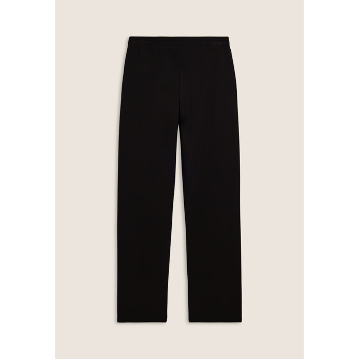 Pantaloni regular con gamba dritta e coulisse