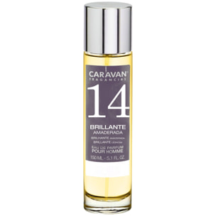 Caravan fragancias - caja de regalo con 2 perfumes nº14 de 150 ml, para hombre
