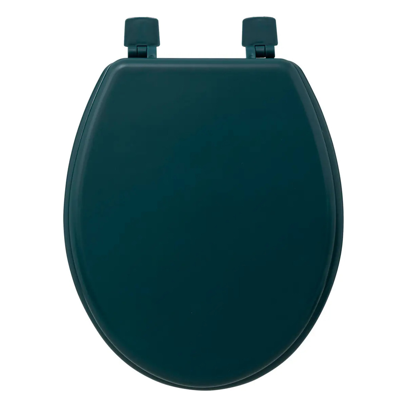 Abattant WC bleu pétrole en bois