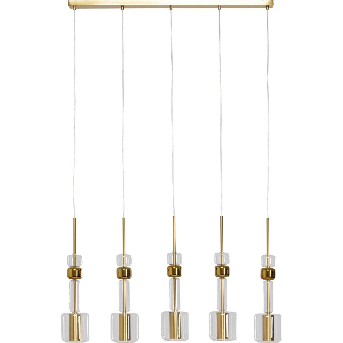 Suspension Candy Bar 103cm dorée Kare Design
