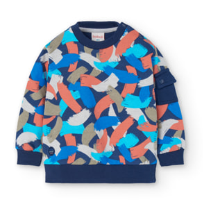 Sudadera felpa estampada de bebé -BCI