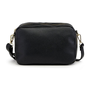 Borse Donna colore Nero-in pelle Made in Italy 28x24x18cm