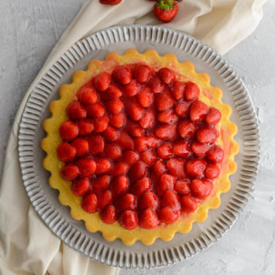 Moule à tarte en silicone rouge de 26 cm Dr. Oetker Flexxibel Love