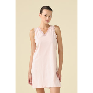 Camicia da notte donna estiva in cotone articolo essential. Noidinotte