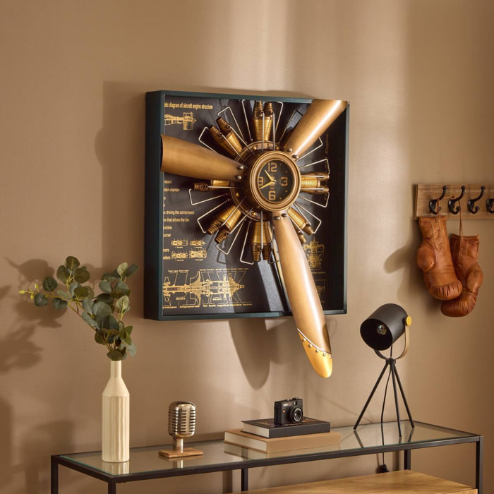 Horloge Rudy 73x94,3cm doré