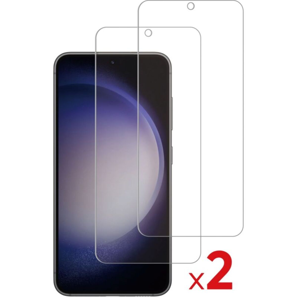 Protège écran ESSENTIELB Samsung S23FE verre trempé X2