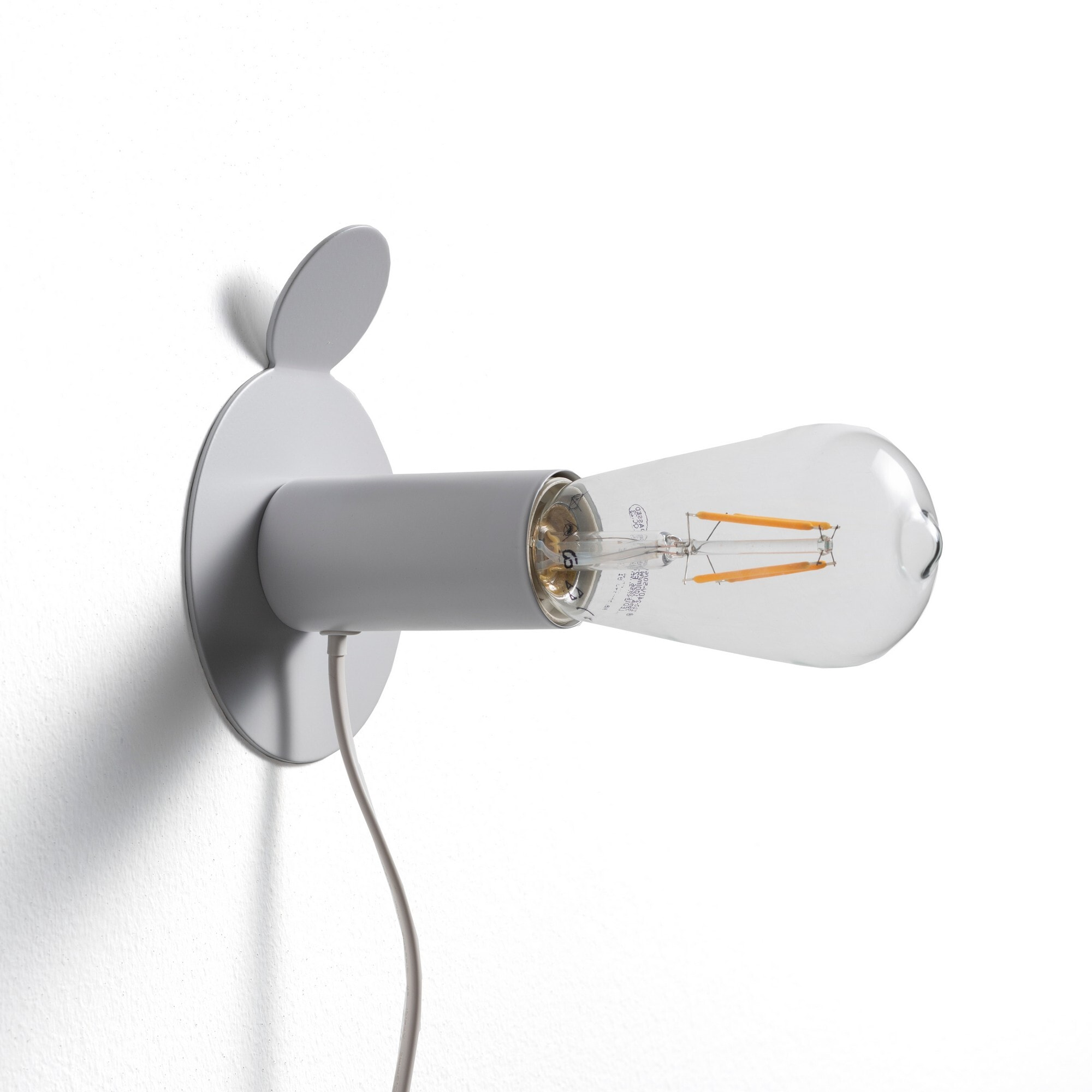 Lampe à poser Tomasucci MAGIC, en acier et métal, blanc, 11 × 11 × 9 cm