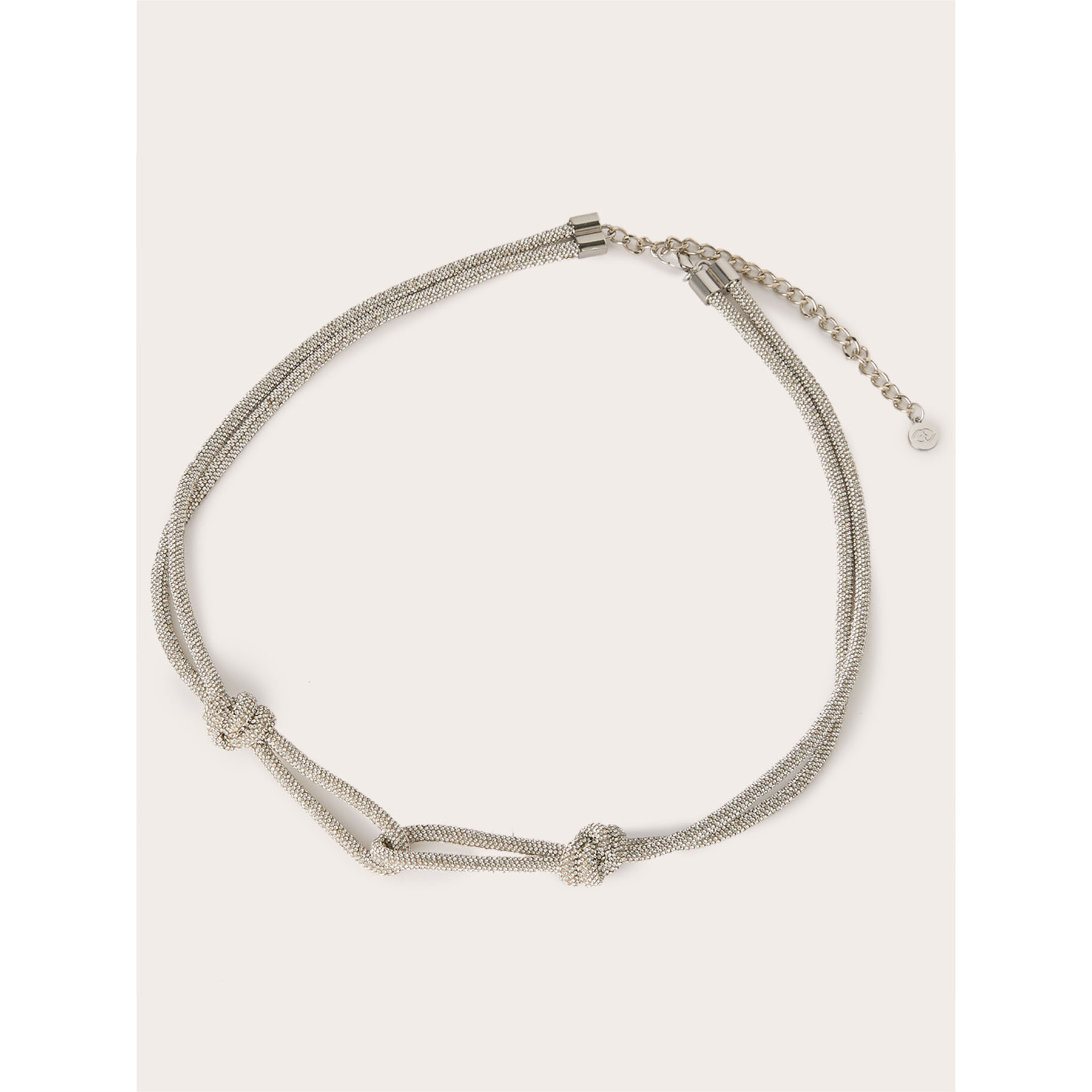 Motivi - Cintura gioiello con nodi - Argento