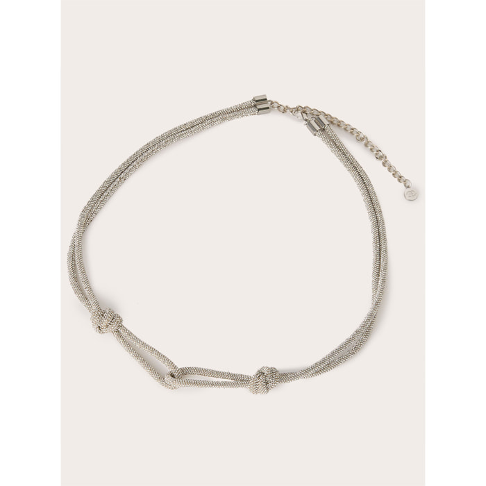 Motivi - Cintura gioiello con nodi - Argento