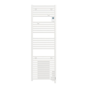 Doris sèche serviettes électrique + boîtier de commande digital, 500W blanc brillant (850257)