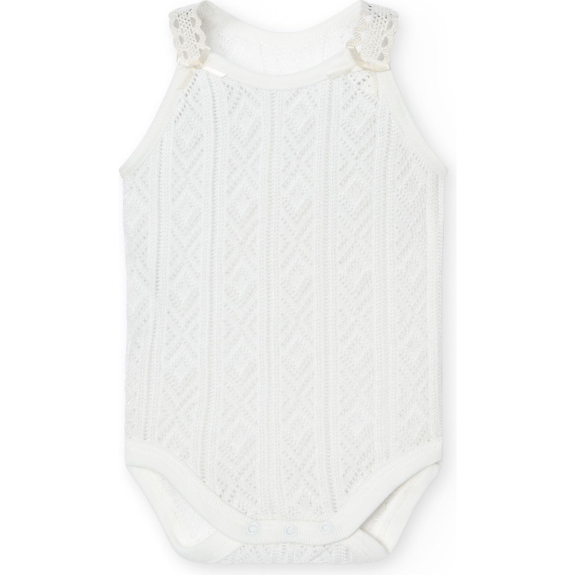 Body bebé tirantes finos perlé lazos