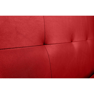 Cabecero Aster Polipiel Rojo 160