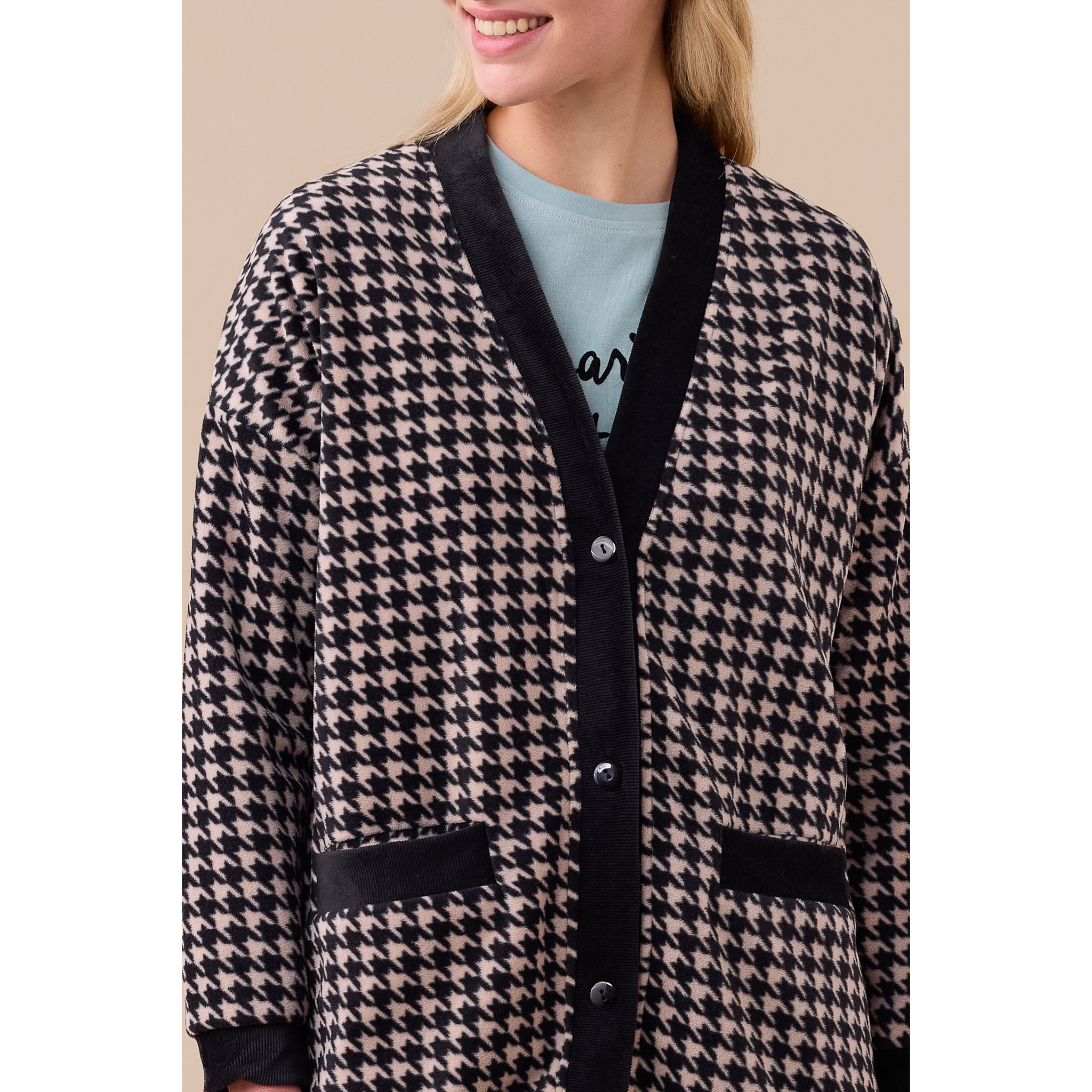 Cardigan donna in micropile articolo pidi. Noidinotte