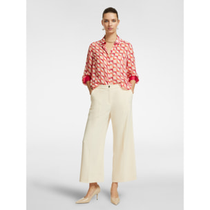 Elena Mirò - Camisa estampada - Rojo