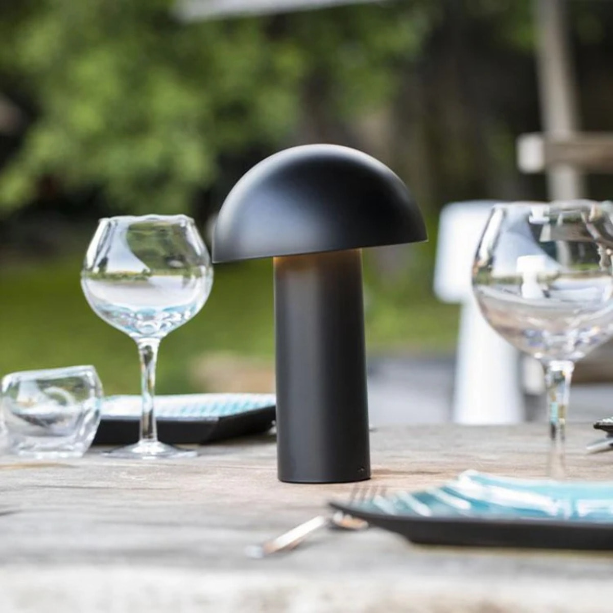 Lampe de table sans fil LED TOD BLACK H28CM