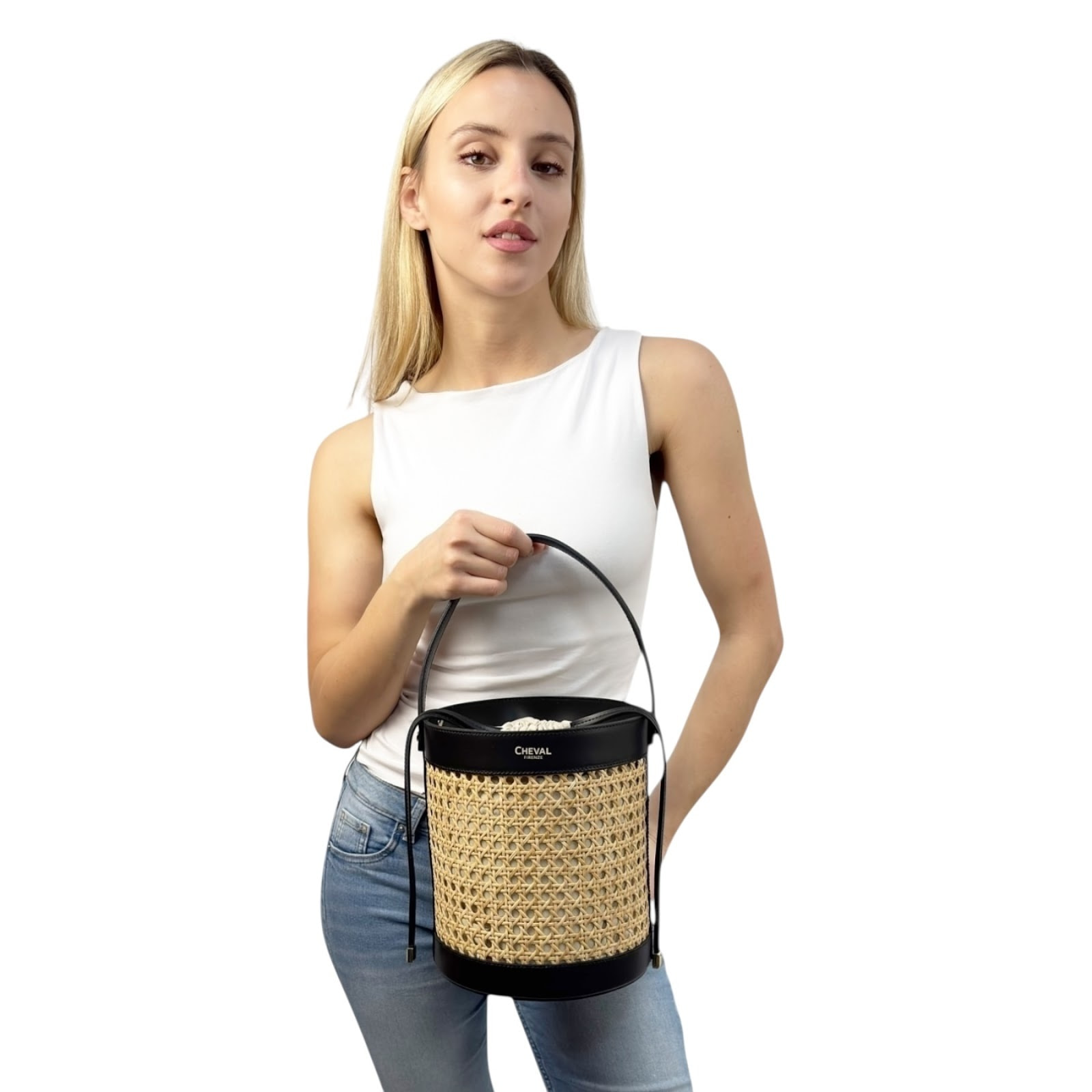 Bolso de Mano Cheval Firenze Luna Negro