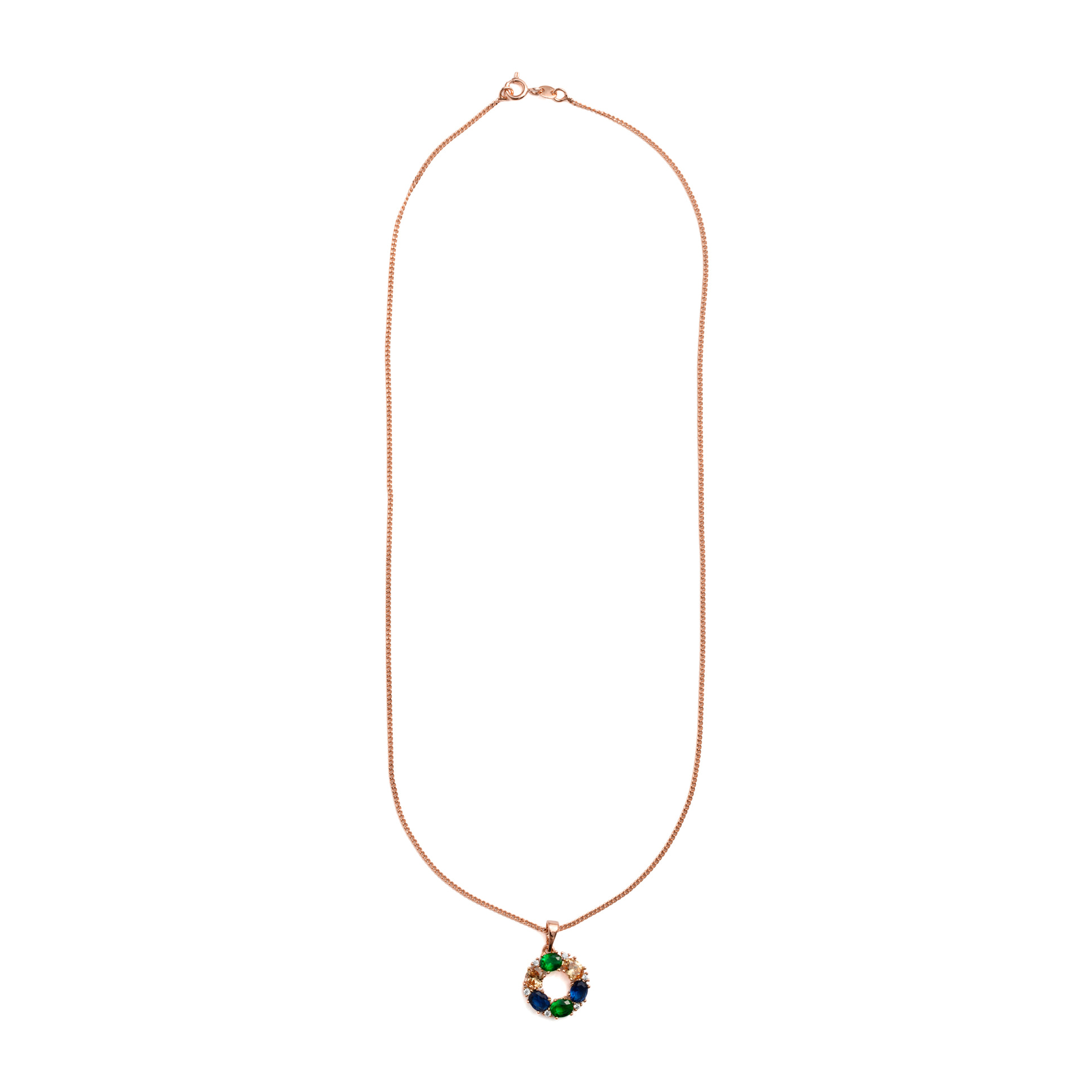 Collar Jafne acabado oro rosa 18k