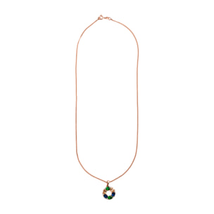 Collar Jafne acabado oro rosa 18k