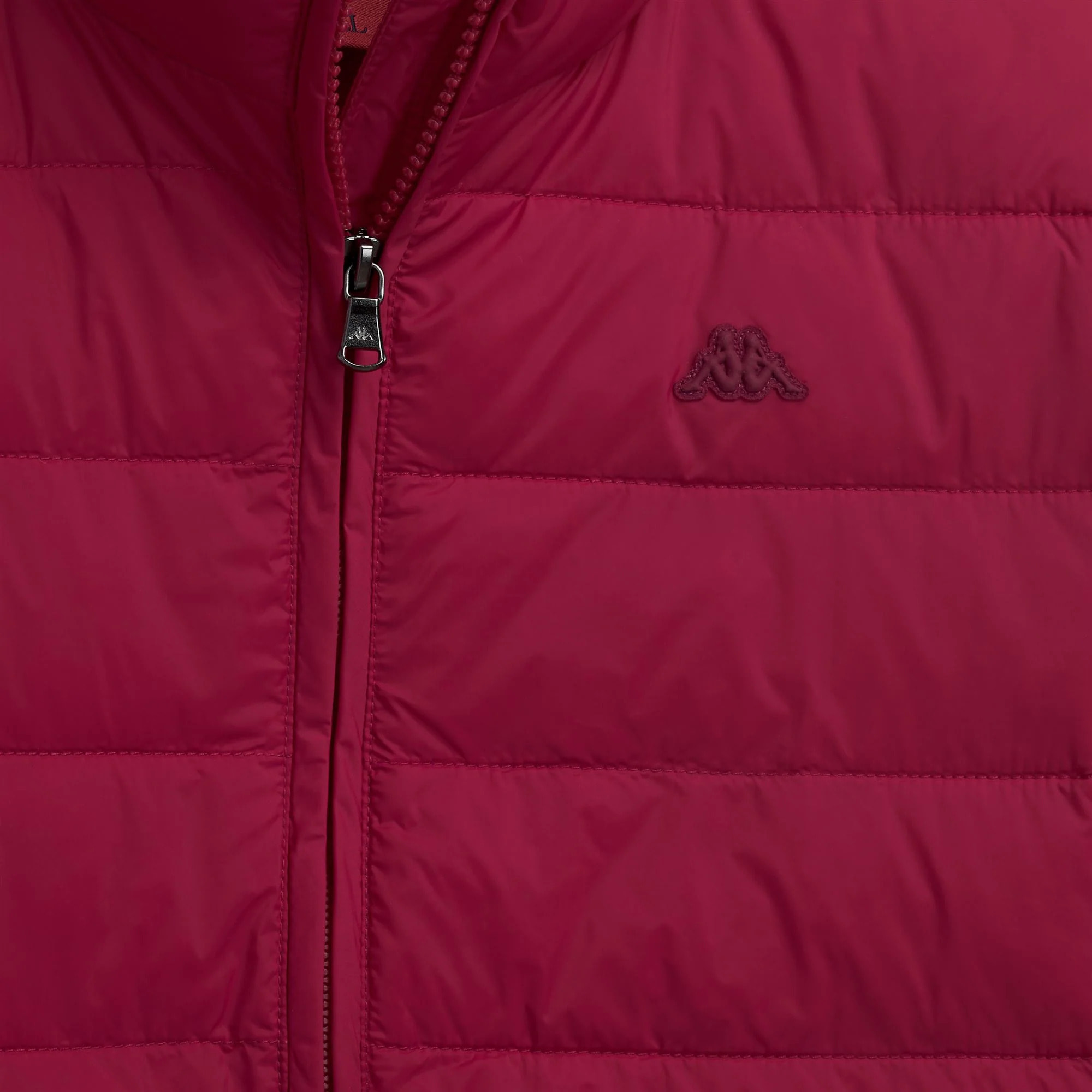 Kappa - Chaquetas Mujer Rojo - Blanca