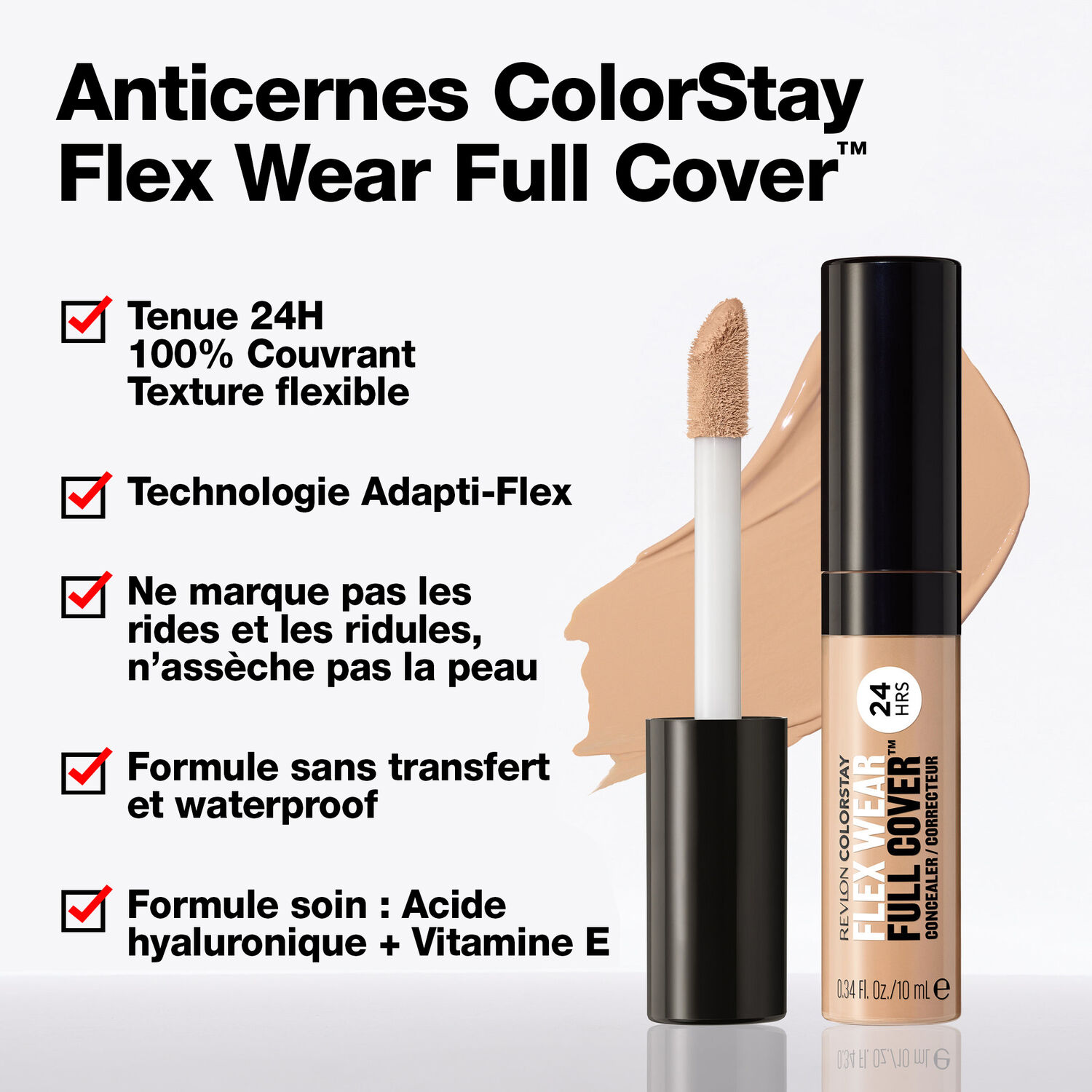 Colorstay Flex Wear Full Cover™ - Anticernes 100% Couvrant et Confortable