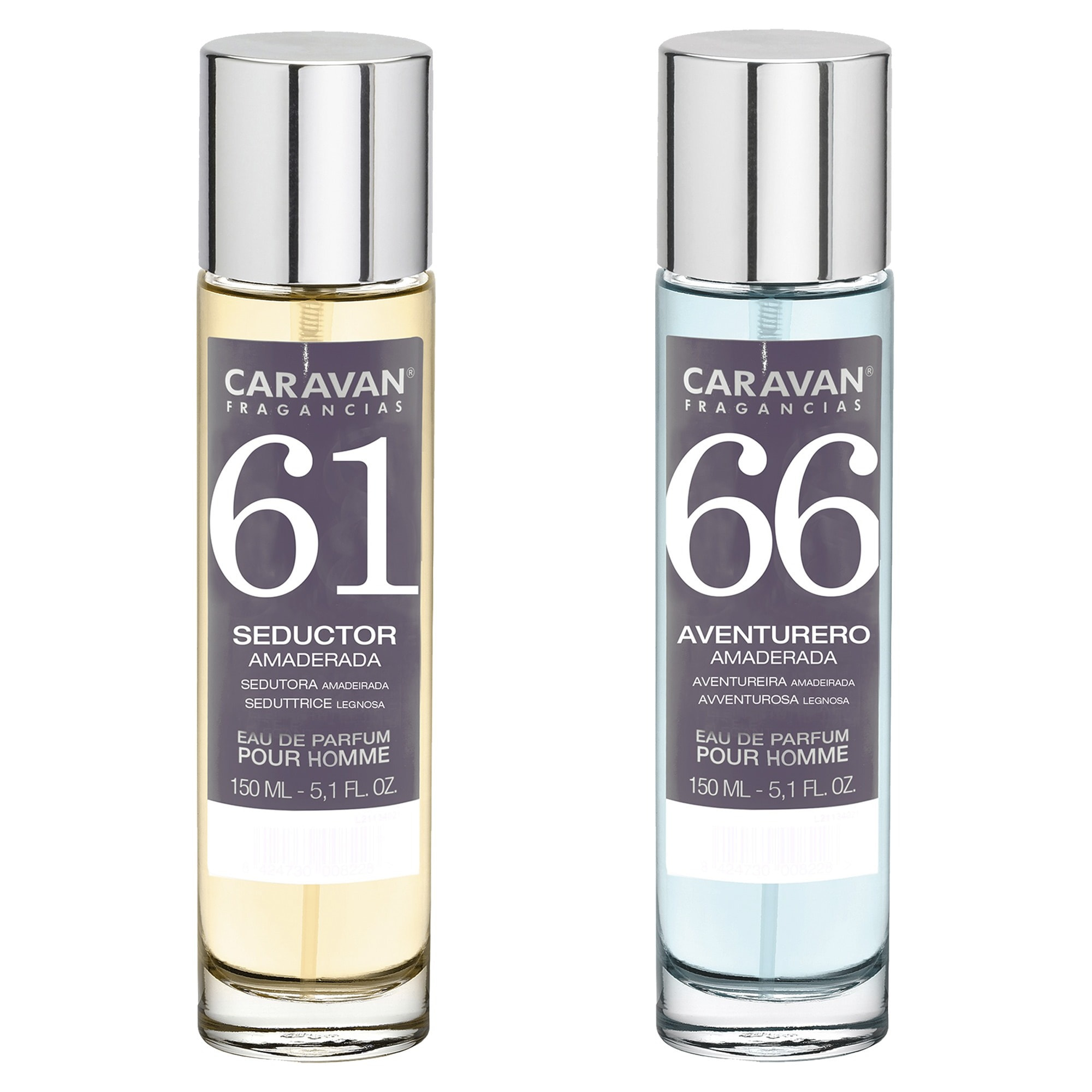 Set de 2 perfumes caravan hombre nº66 y nº 61