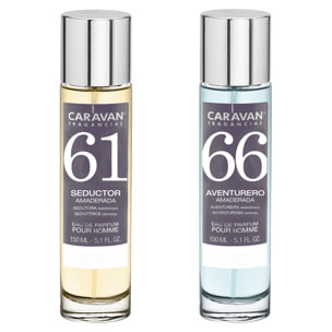 Set de 2 perfumes caravan hombre nº66 y nº 61