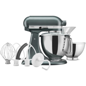 Robot pâtissier KITCHENAID 5KSM175PSEJP genévrier, 4,8 L, bol avec poignée + bol 3 L, batteur souple et couvercle