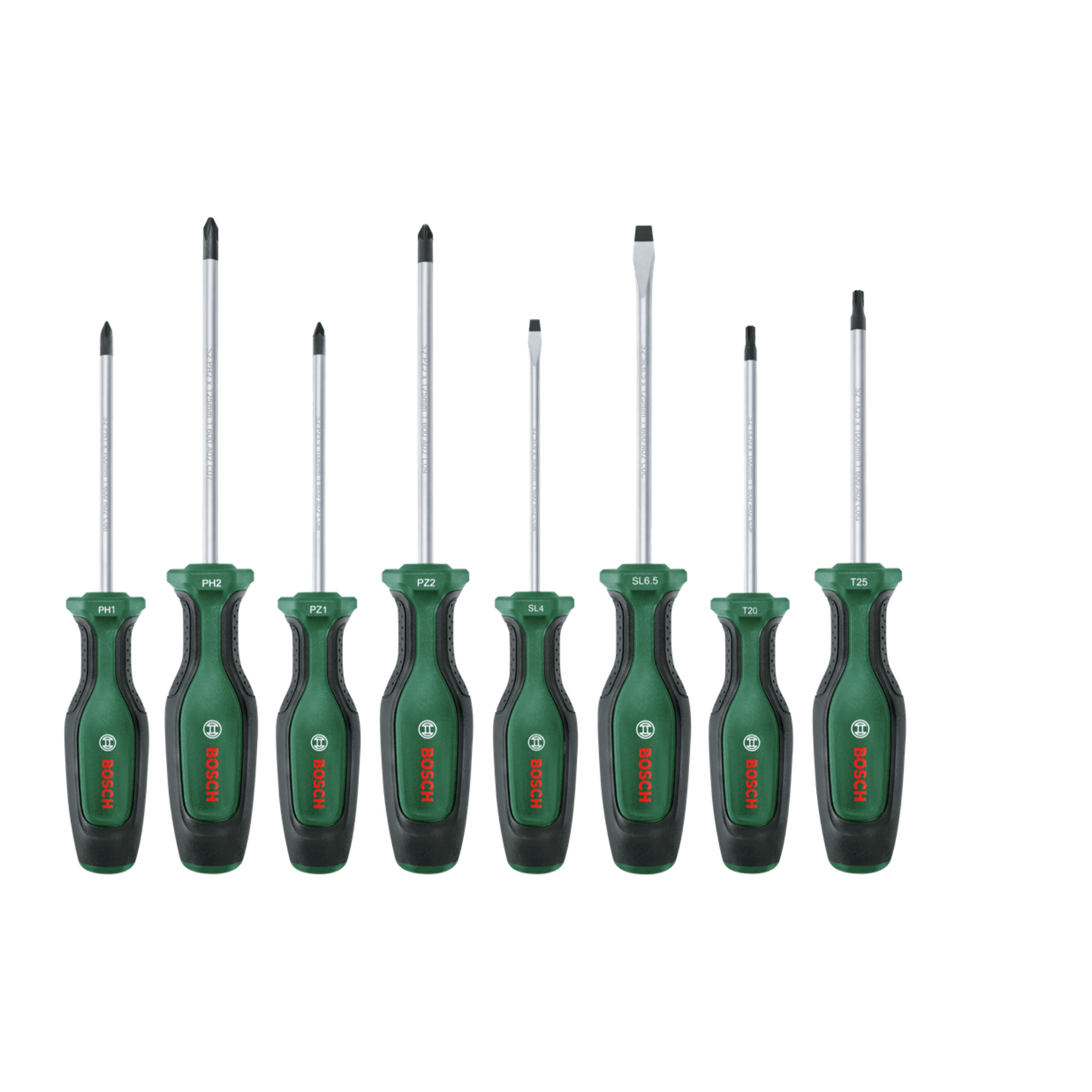 Set de tournevis haute performance - 8 pièces - BOSCH - 1600A02BX8