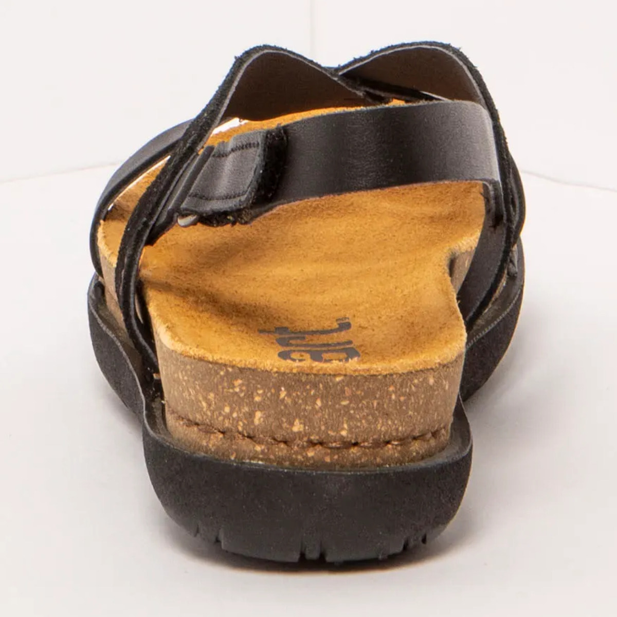 Sandalias 1718 NAPPA-SILK SUEDE BLACK /RHODES color Black